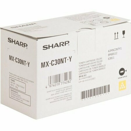 SHARP ELECTRONICS CRTDG, LSR, MXC300, YEL, 6K SHRMXC30NTY